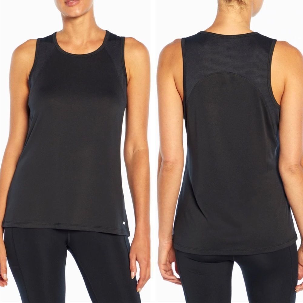 Marika Black Loli Tank Top Size Large New With Tags